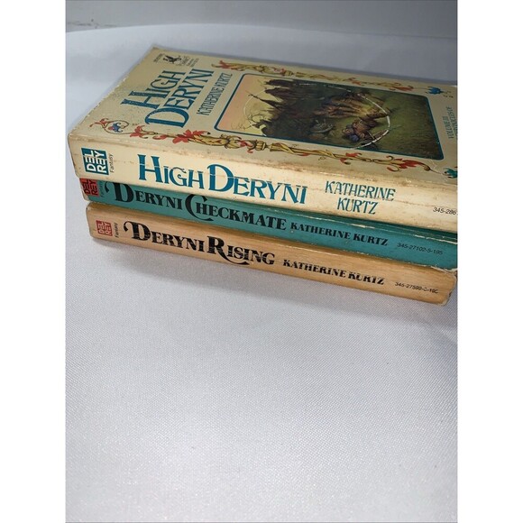 COMPLETE SET (3) KATHERINE KURTZ Books CHRONICLES OF DERYNI Series DERYNI RISING - Picture 5 of 14